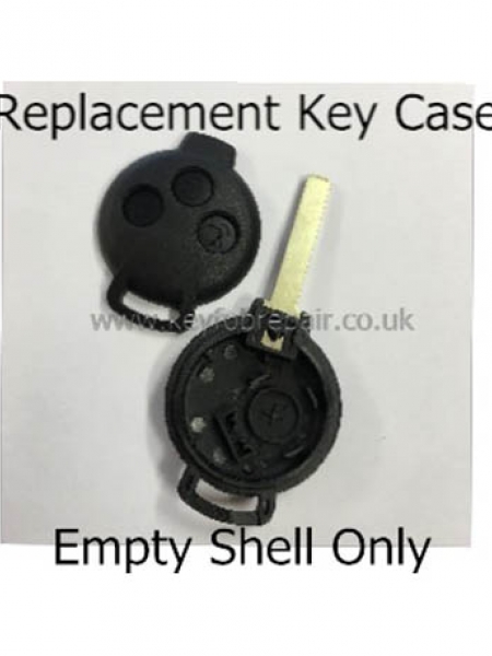 Smart Roadster ForTwo 3 Button Empty Key Case Shell